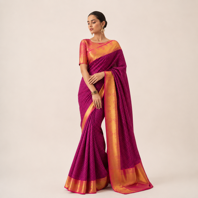 Rekha - Zari Silk Saree