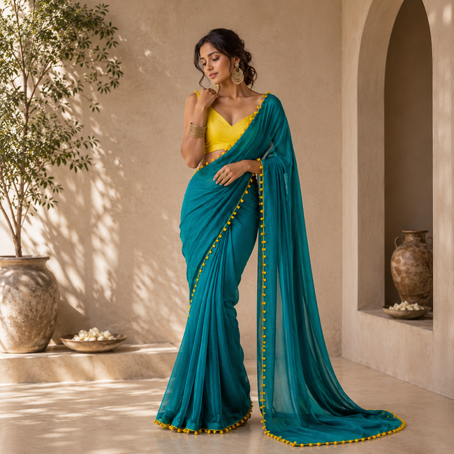 Aarohi - Chiffon Saree