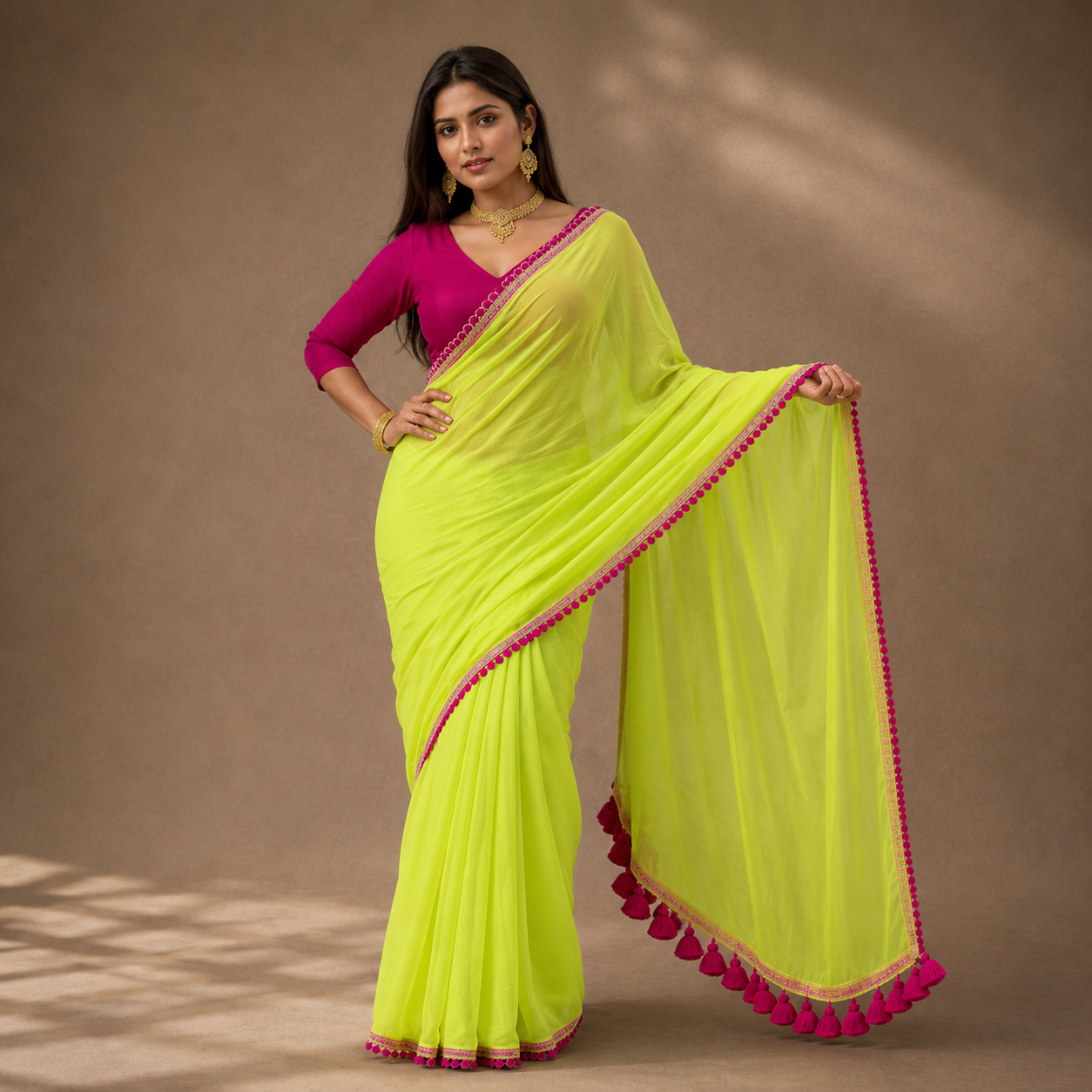 Bhavya - Georgette Saree
