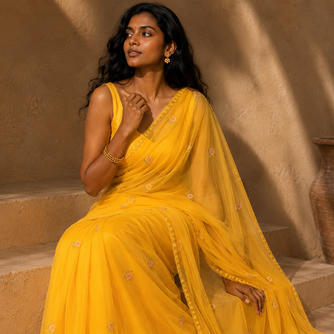 Aadya - Chiffon Saree