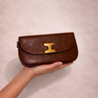 Manya - Shoulder Bag with Bronze Gold Detailing