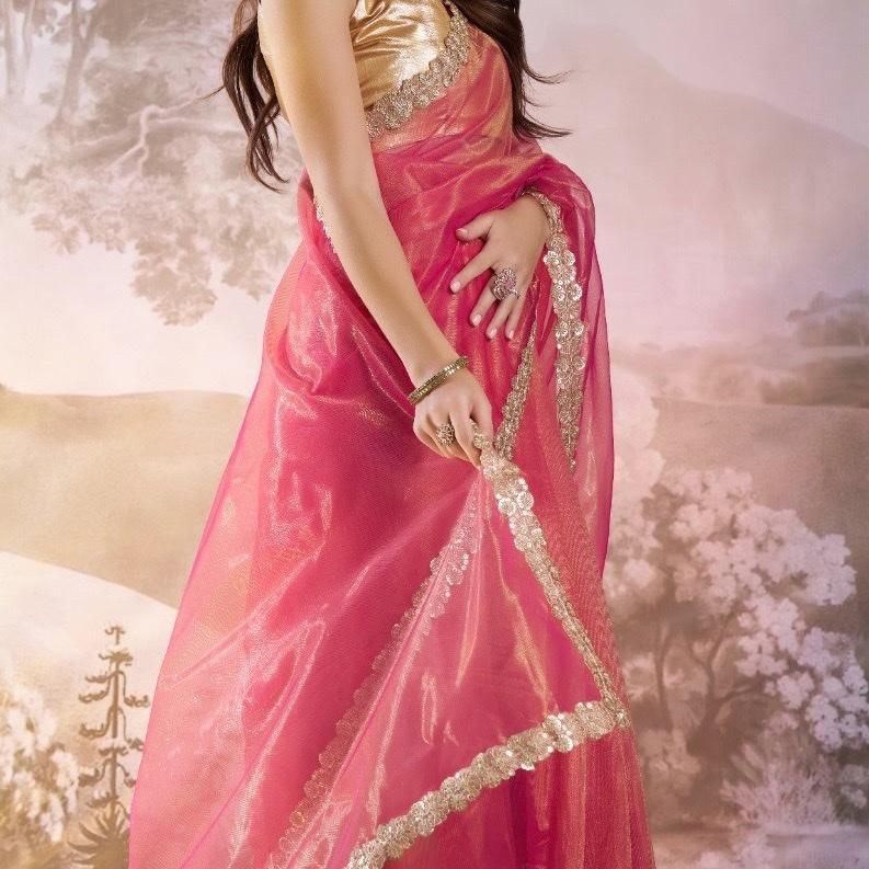 Shimmer Saree - Twill Net