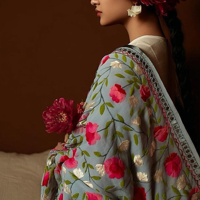 Georgette Phulkari Dupatta