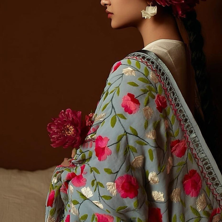 Georgette Phulkari Dupatta