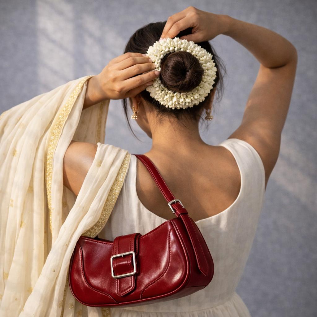 Urvi - Y2K Belt Style Shoulder Bag with Extendable Strap