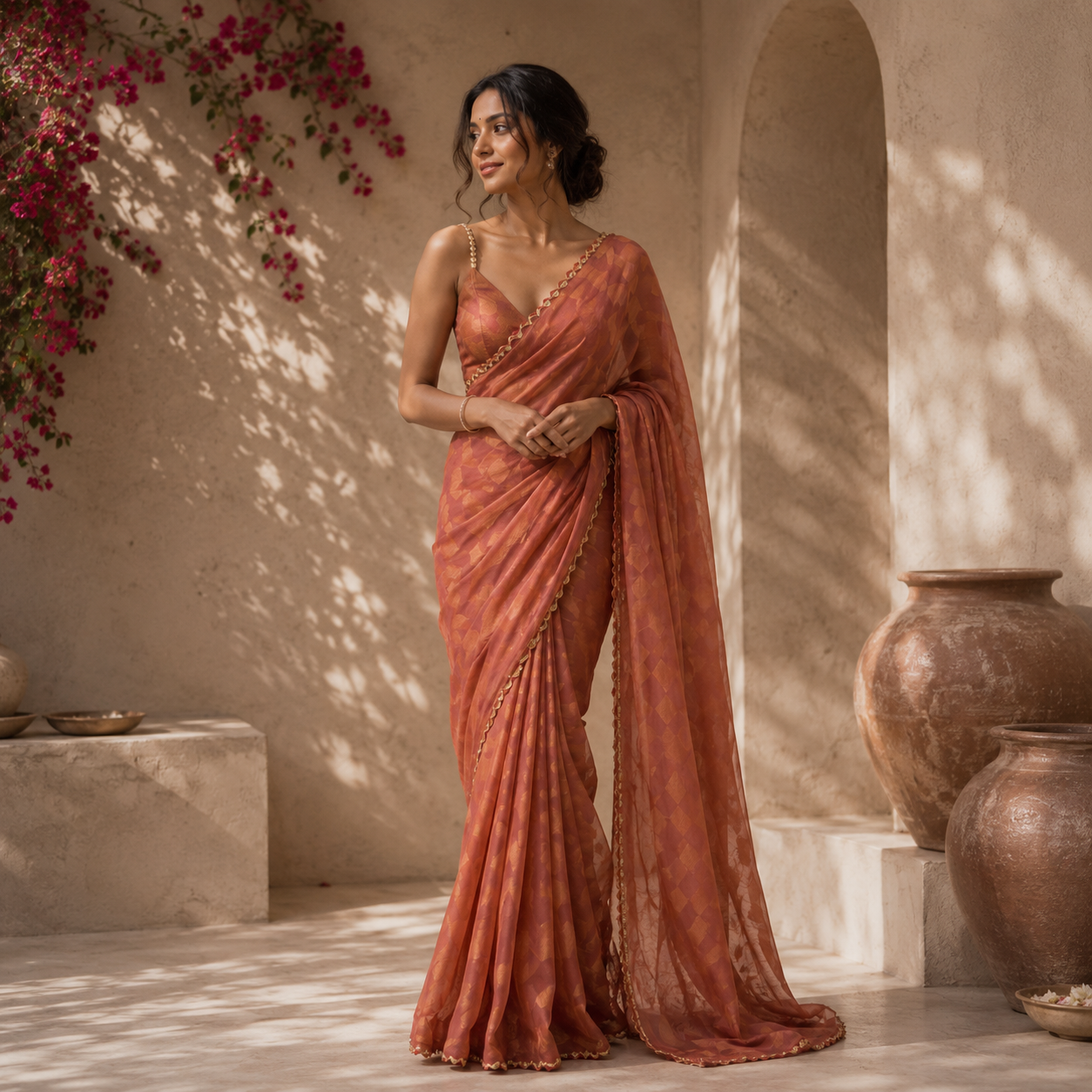 Aarti - Chiffon Saree