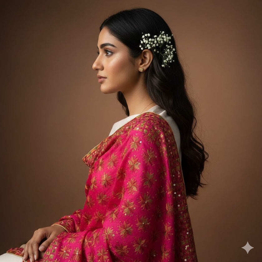 Heirloom Phulkari Dupatta