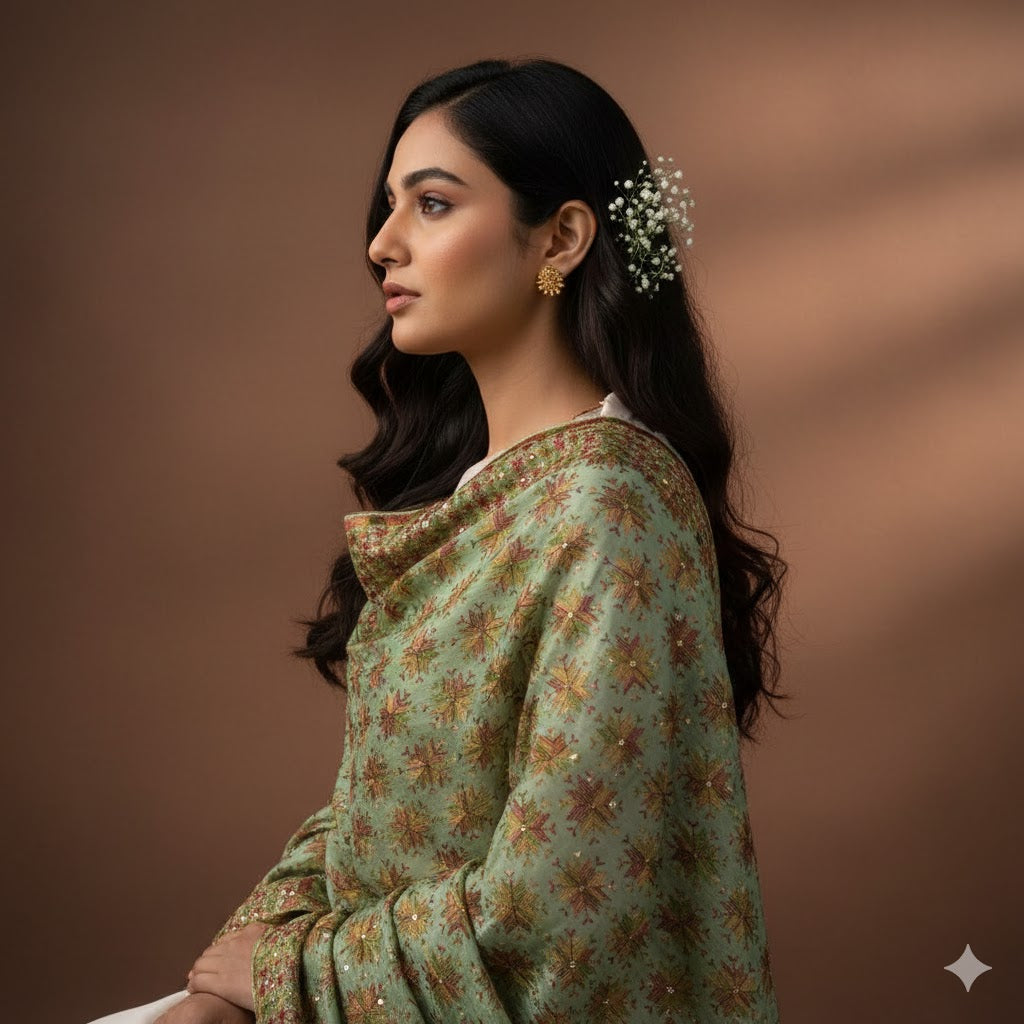 Heirloom Phulkari Dupatta