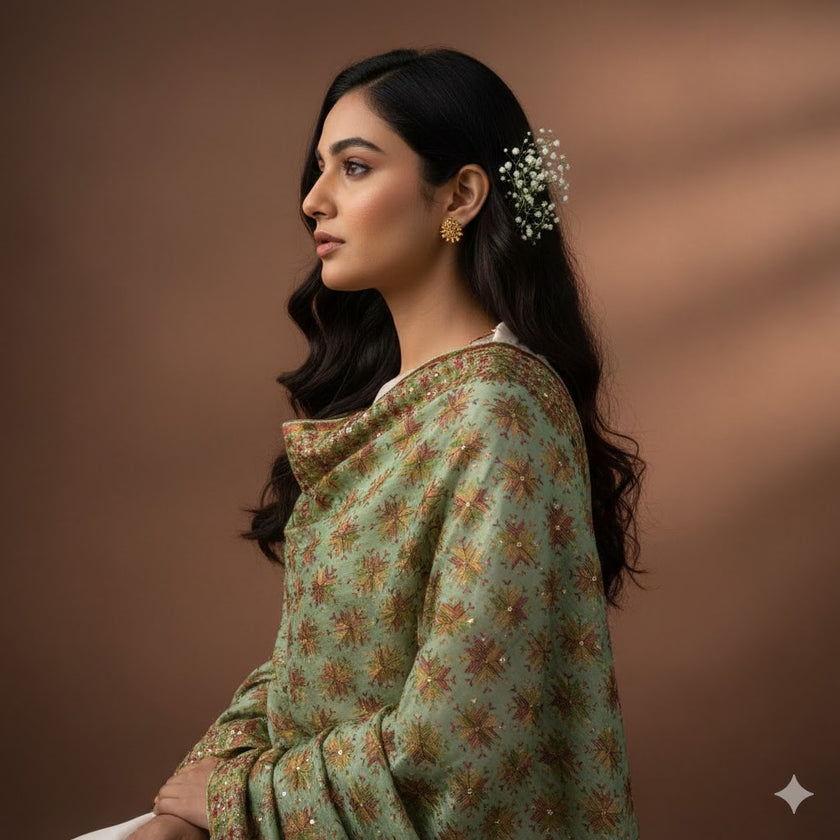 Heirloom Phulkari Dupatta