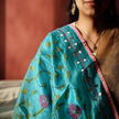 Chanderi Silk Phulkari Dupatta