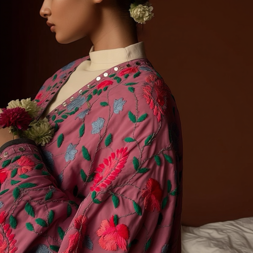 Georgette Phulkari Dupatta