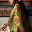 Chanderi Silk Phulkari Dupatta