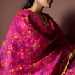 Chanderi Silk Phulkari Dupatta