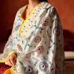 Chanderi Silk Phulkari Dupatta