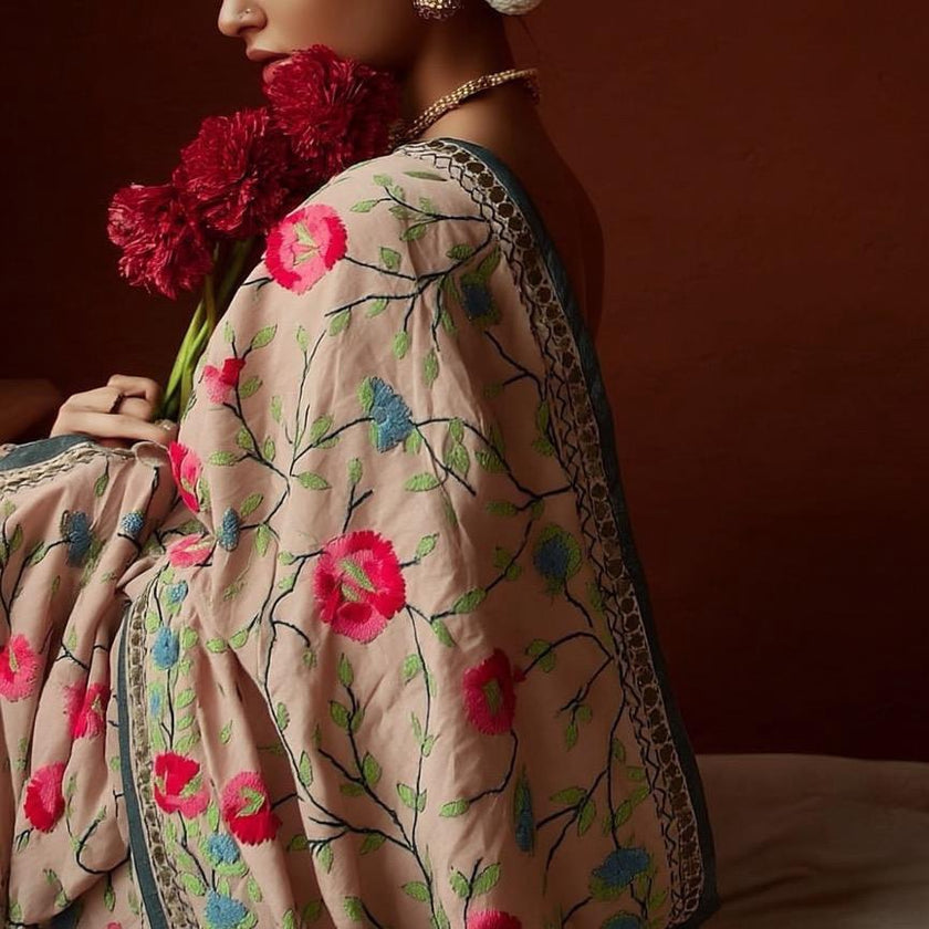 Georgette Phulkari Dupatta