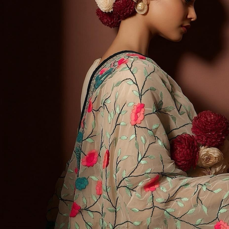Georgette Phulkari Dupatta