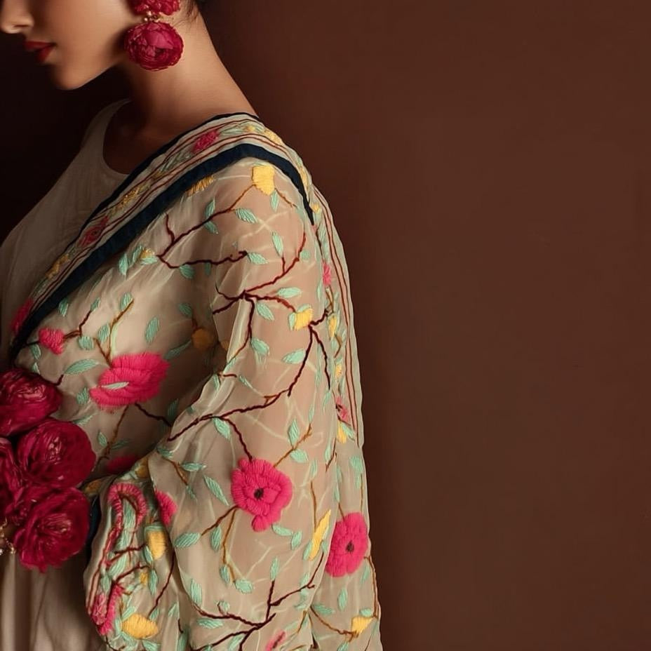 Georgette Phulkari Dupatta
