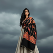 Kashmiri Wool Shawl – Hand-Embroidered, Luxury Pashmina Wrap