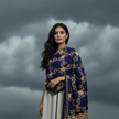 Kashmiri Wool Shawl – Hand-Embroidered, Luxury Pashmina Wrap