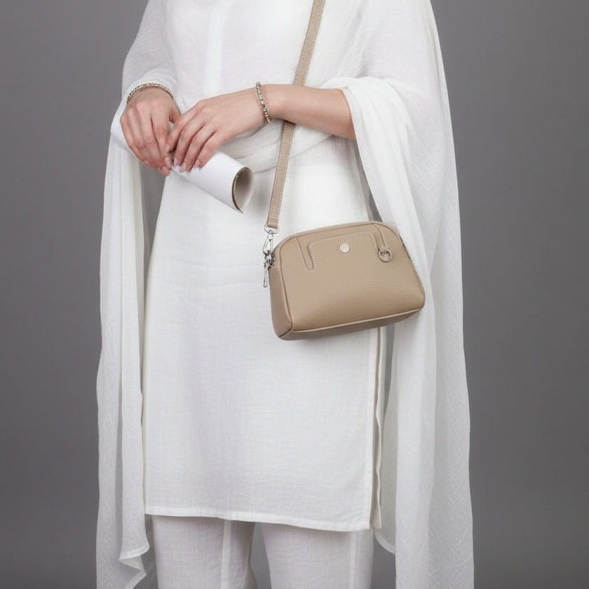 Meera - Cowhide Leather Crossbody Bag