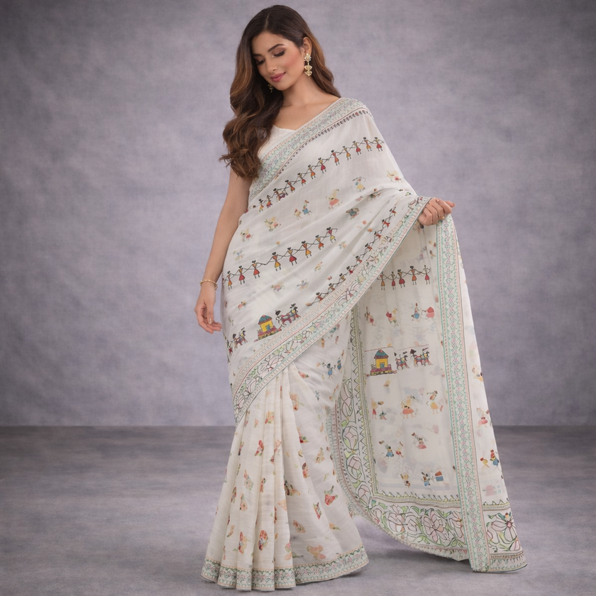 Ira - Handloom Cotton Saree