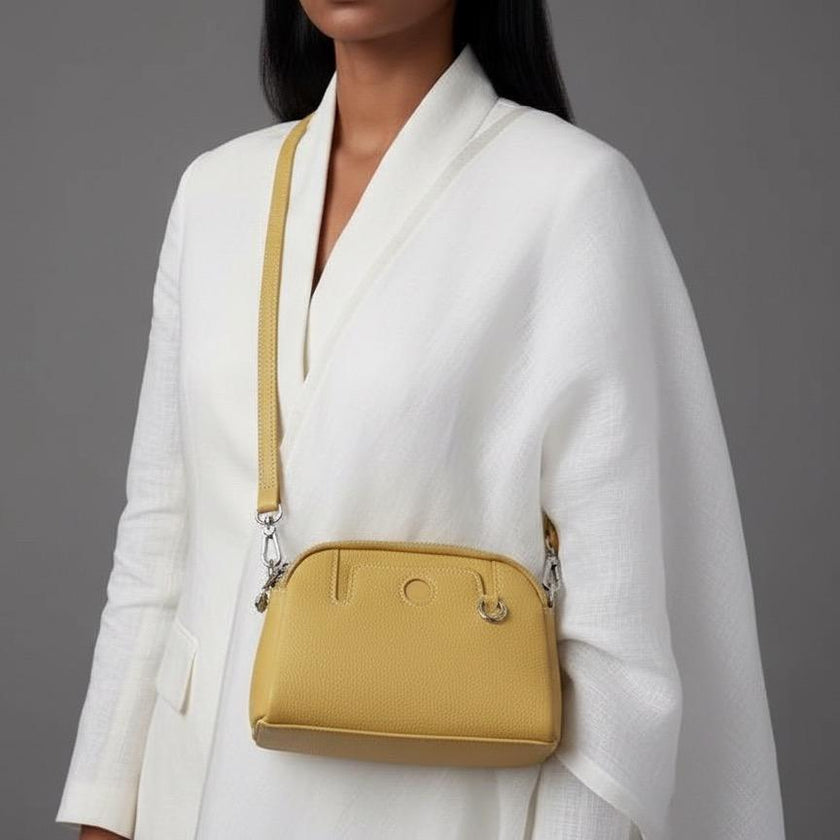 Meera - Cowhide Leather Crossbody Bag