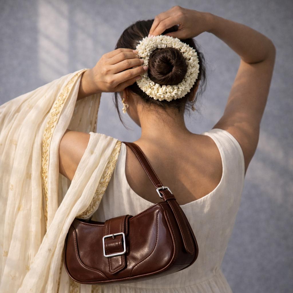 Urvi - Y2K Belt Style Shoulder Bag with Extendable Strap