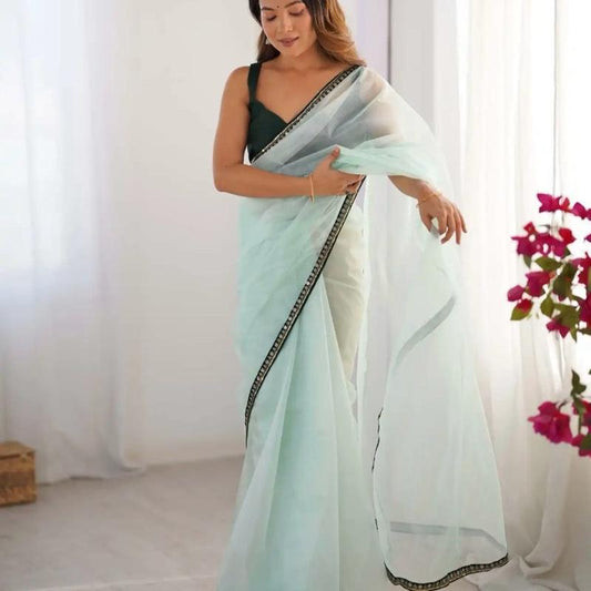 Organza & Chinon Silk Sarees